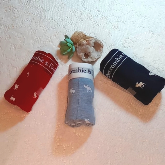 Abercrombie & Fitch Men's Boxer Brief 3 Pack Moose - Picture 5 of 7